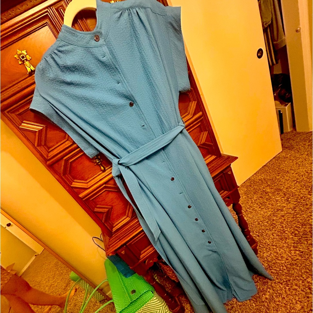 Calvin Klein Button-Up Dress